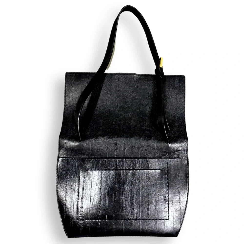 [ ALLSAINTS ] Harley Eel Embossed Leather Crossbody Bag w: luxe Clasp : … - Picture 2 of 9